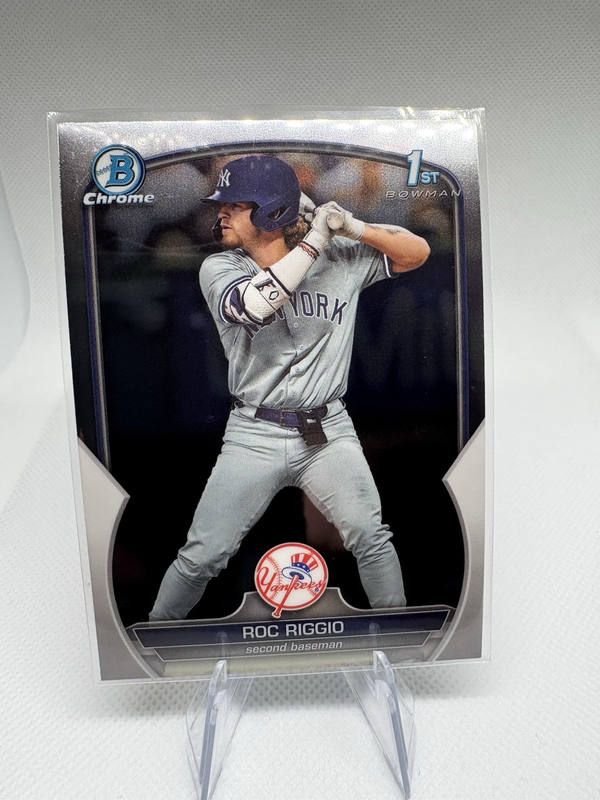 2023 Bowman Draft Chrome 1st Bowman Roc Riggio #BDC-30 New York Yankees