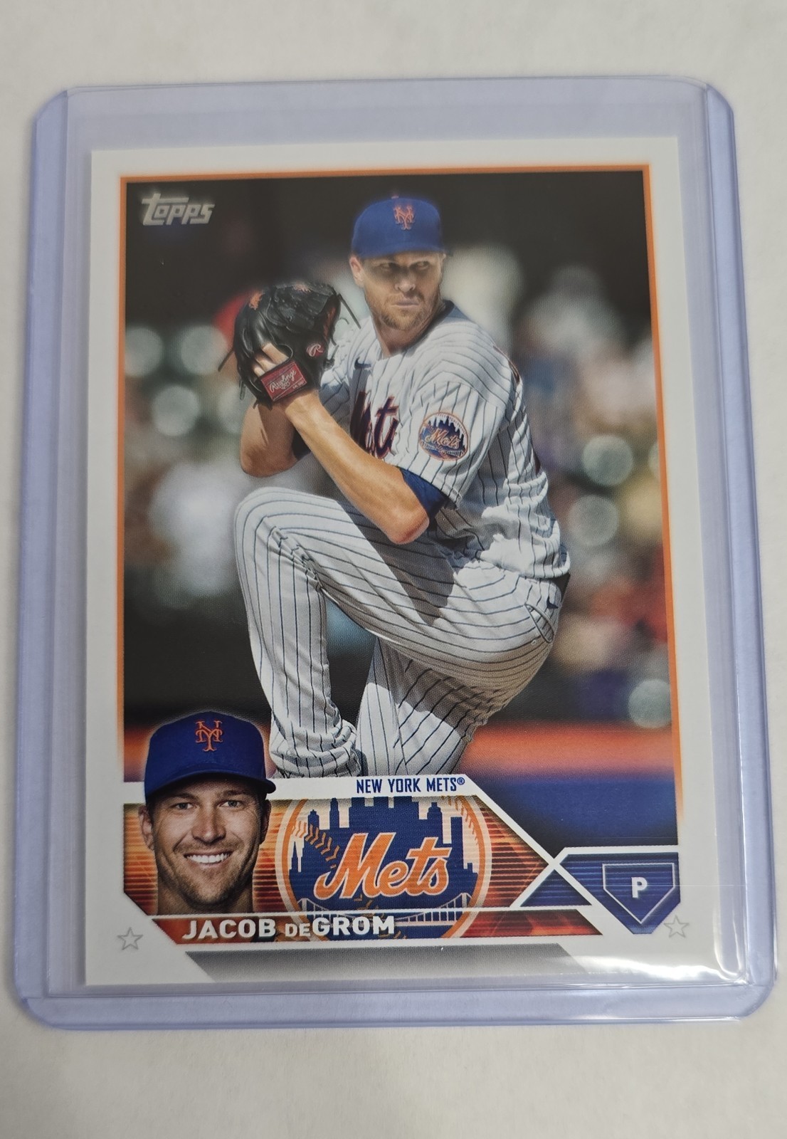 2023 Topps Series 1 – Jacob deGrom #48 Advanced Stats Back /300