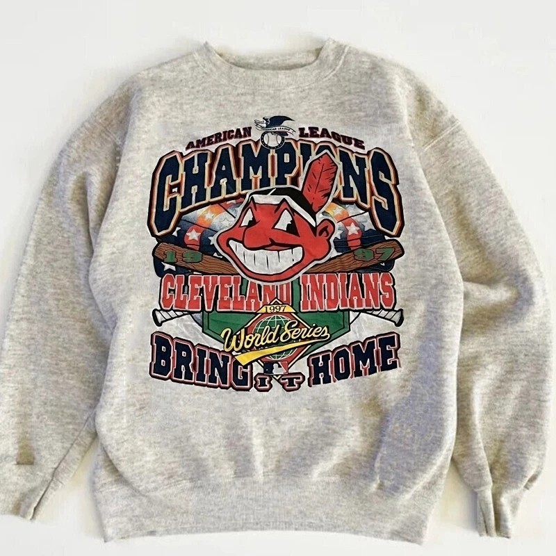 Cleveland Indians 1995 World Series American League Champions Sweatshirt