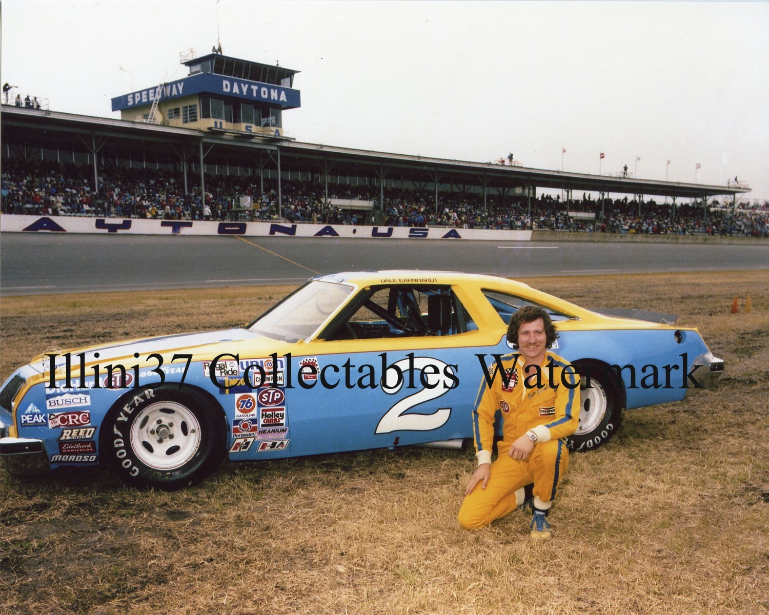 DALE EARNHARDT SR #2 OLDSMOBILE 1979 DAYTONA NASCAR AUTO RACING 8X10 PHOTO