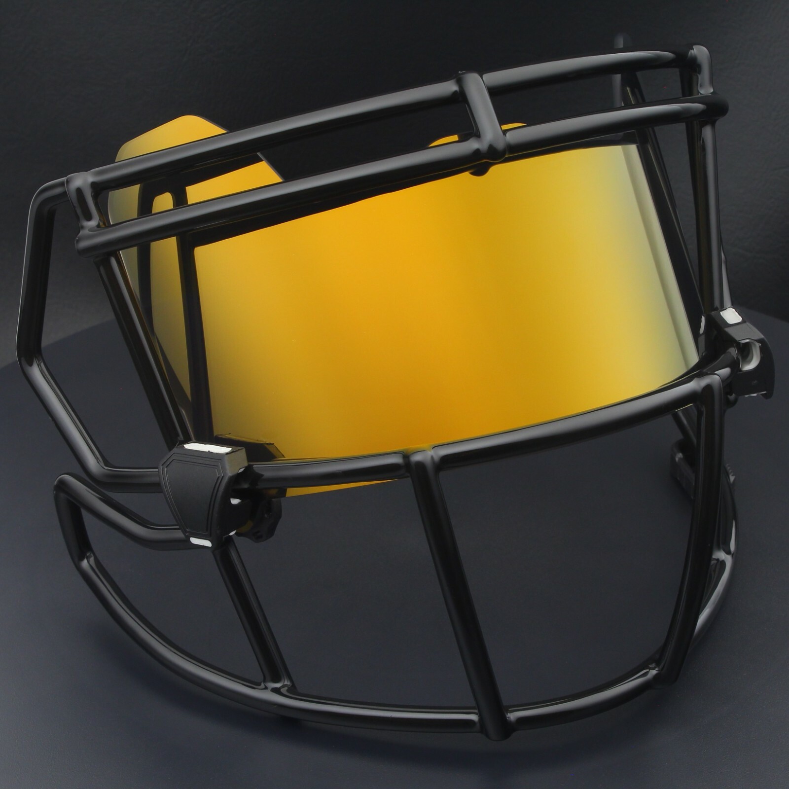 Color-Shift/Tinted Precision Football Helmet Eye Shield / Visor REVO BRONZE GOLD