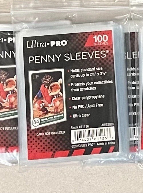 Ultra Pro Soft Penny Card Sleeves 100ct Standard Size Cards Free Shipping!
