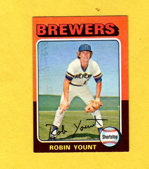 1975 Topps Mini Robin Yount Rookie #223 Milwaukee Braves NR/MT- FREE SHIPPING