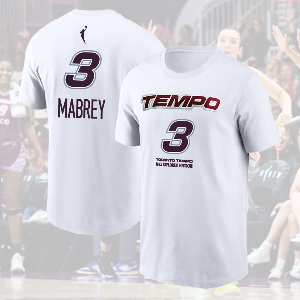 FASTSHIP – Marina Mabrey #3 Toronto Tempo 2026 Player Name & Number S-5XL Fans