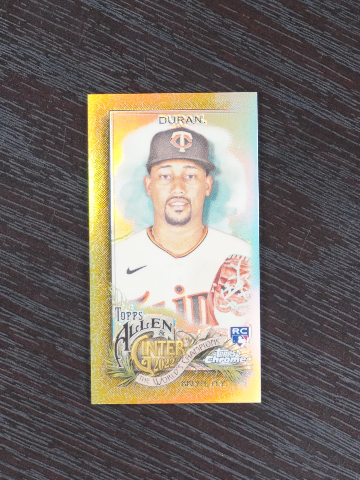 2022 Topps Chrome Allen Ginter Jhoan Duran #245 Gold Refractor #’d /50 Rookie MT