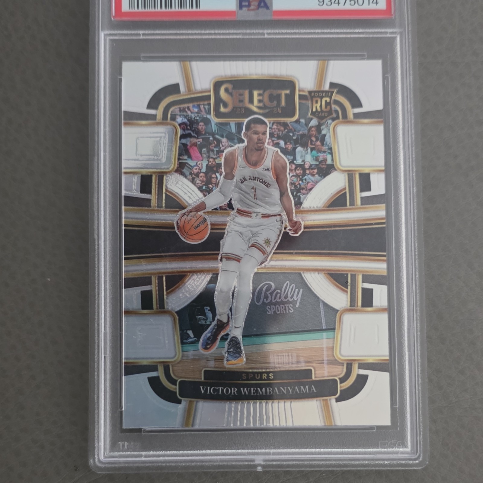 Panini 2023-24 Select Concourse Victor Wembanyama #87 Silver Prizm RC PSA 10