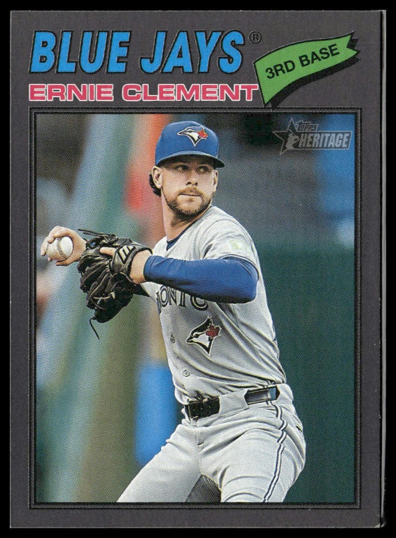 2026 Topps Heritage #21 Ernie Clement Dark Gray