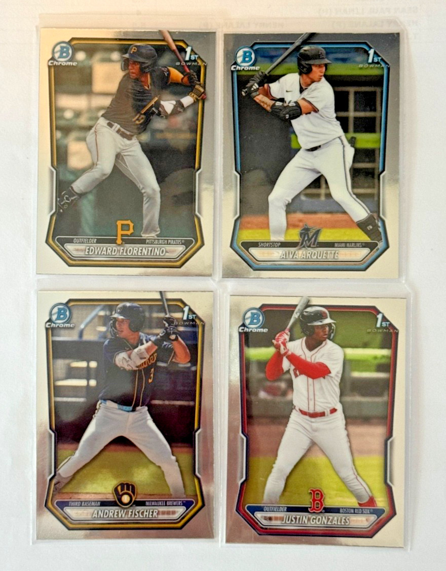 2026 Bowman Baseball CHROME BCP-1 to BCP-150 YOU PICK