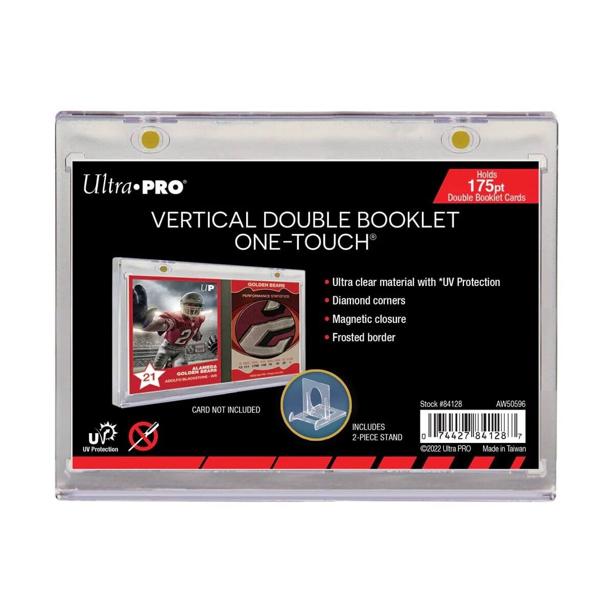 Ultra Pro Vertical Booklet One Touch 175pt Magnetic Card Holder UV with Stand