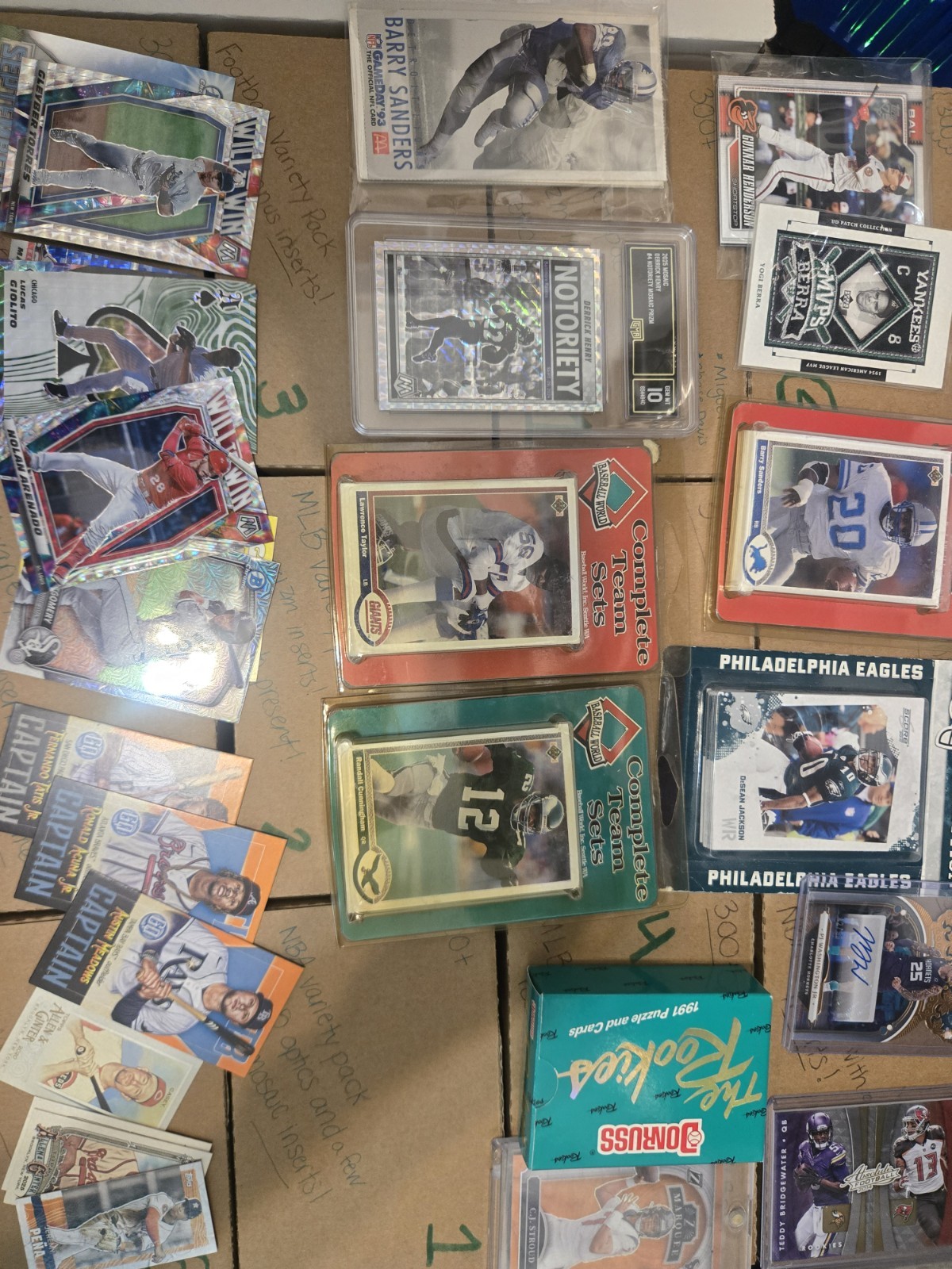 5000+ Mixed Card Collection NFL, NBA, MLB