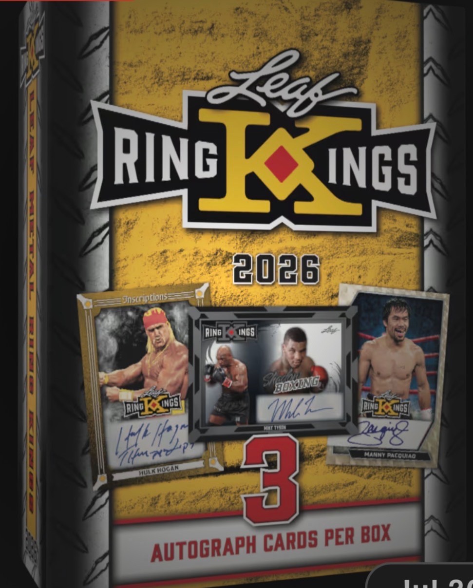 2026 Leaf Ring Kings Hobby Box Factory Sealed New (3 Auto Per)