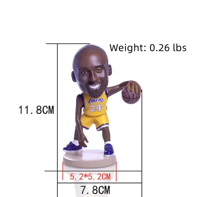 Kobe Bryant Bobblehead Shake Head Action Figure – LA Lakers #24.