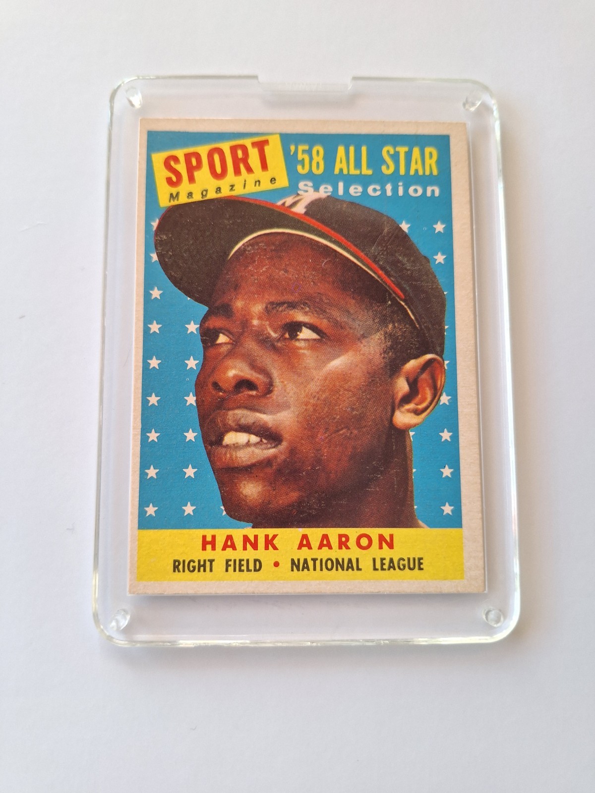 1958 Topps – Sport Magazine ’58 All Star Selection Hank Aaron #488