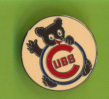 1″ Enamel Lapel Pin 1960’s Style Retro – Chicago Cubs Free Shipping