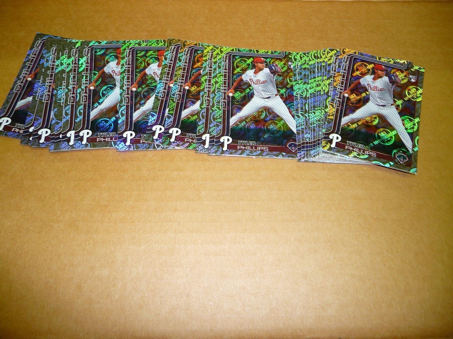 2025 Topps 582 MONTGOMERY CLUB FOIL LOT OF 33 CARDS TYLER PHILLIPS PHILLIES #293