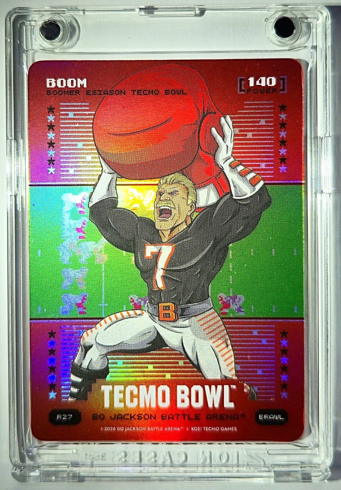 2026 Bo Jackson Battle Arena Tecmo Bowl Boom Esiason Red Brawl Battlefoil R27