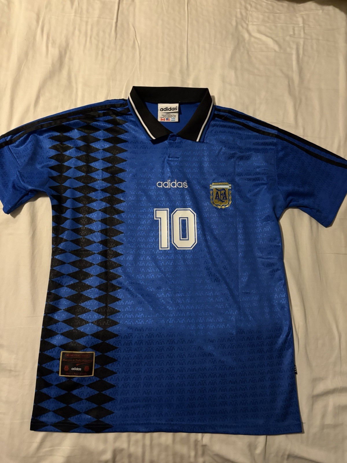 1994 Adidas Maradona Argentina Jersey XL