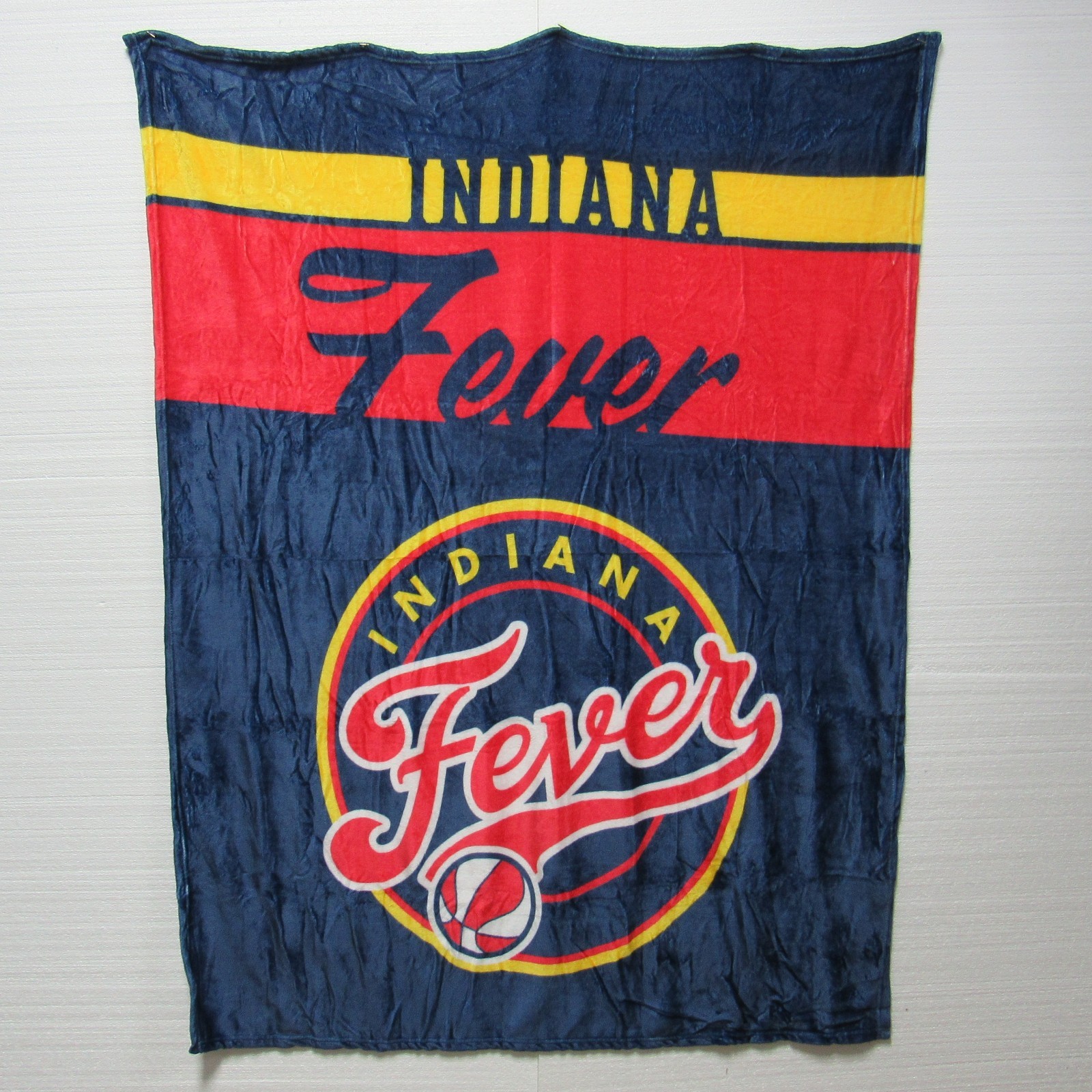 Indiana Fever Blanket Slik Touch Throw Collector WNBA Basketball
