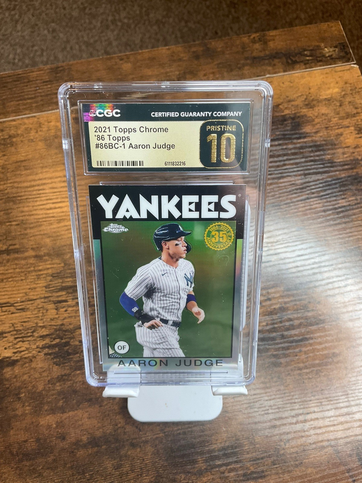 2021 Topps Chrome 1986 Topps #86BC1 Aaron Judge Pristine 10