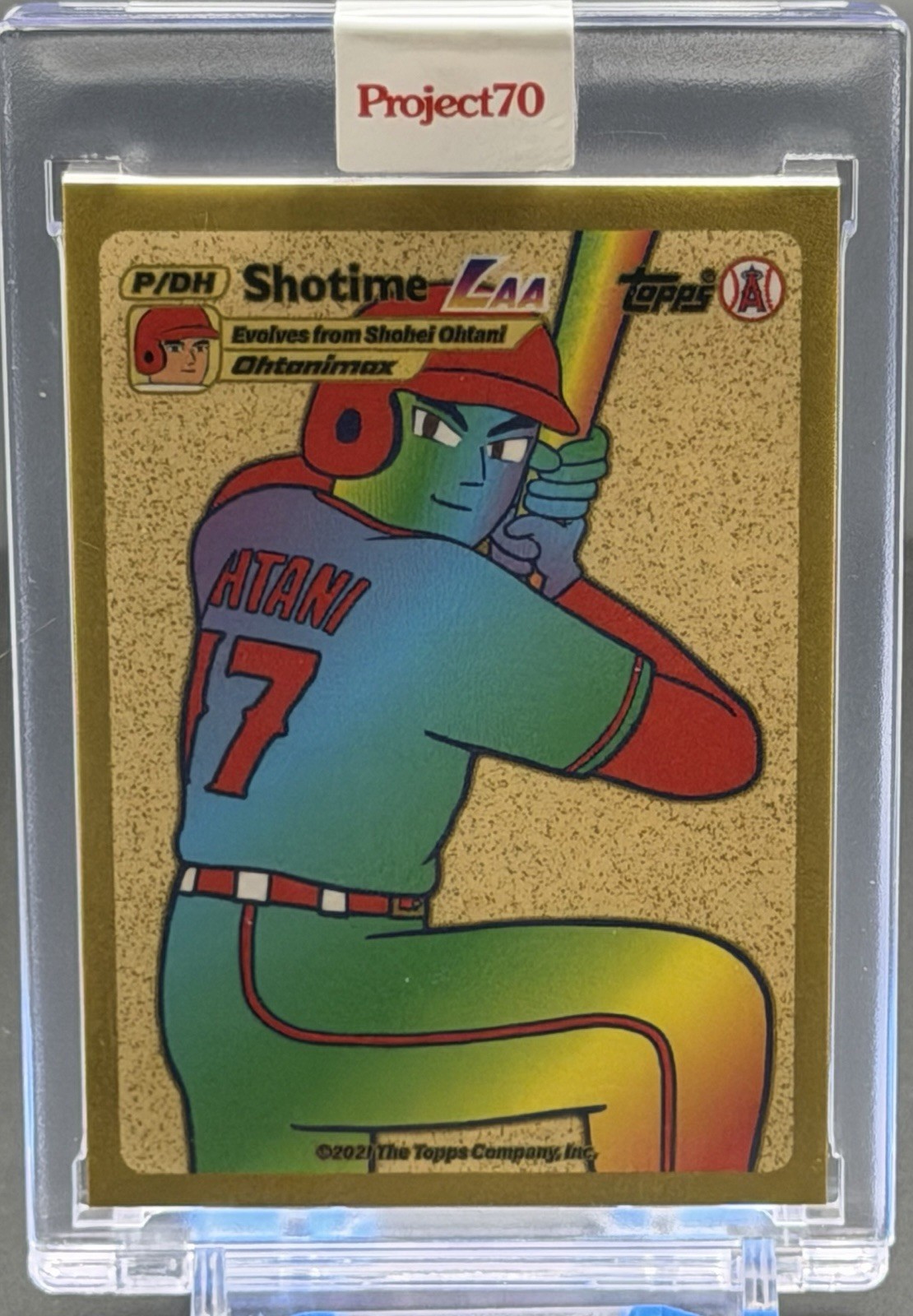 2021 Topps Project 70 Shohei Ohtani “SHOTIME” Keith Shore Pokemon Style #547