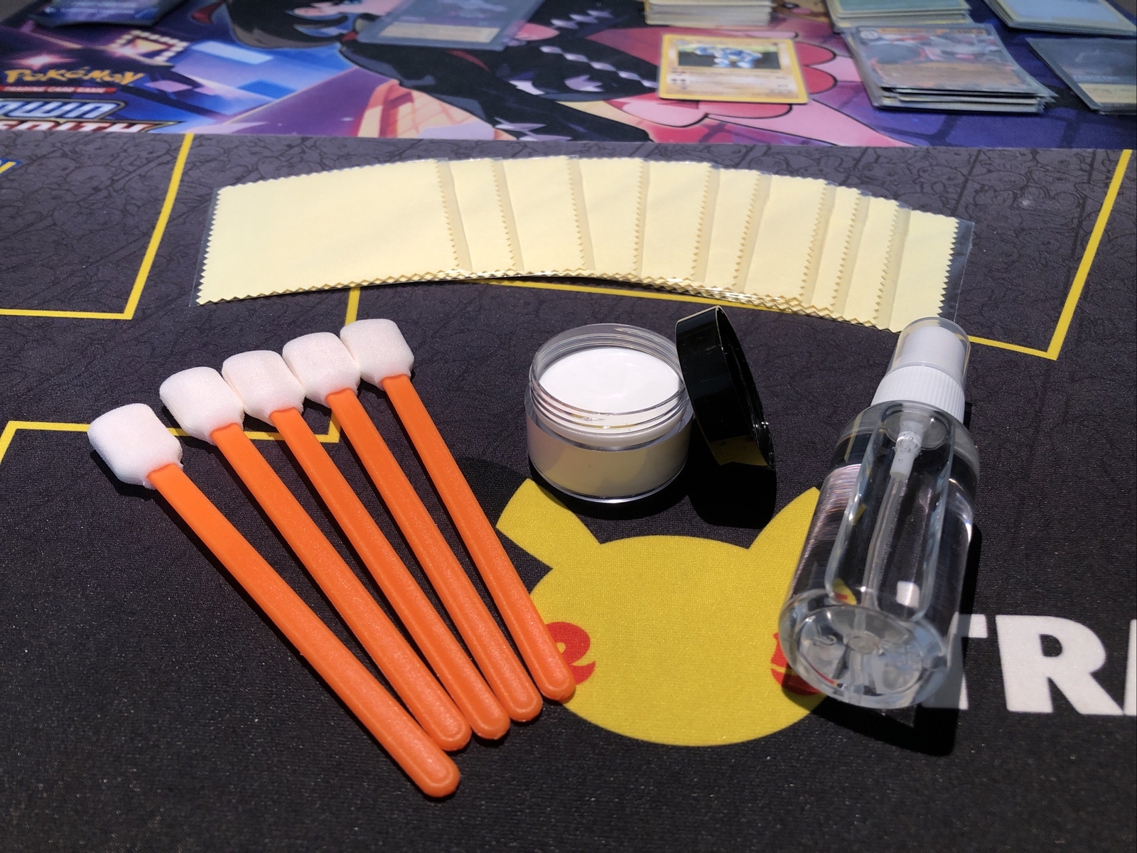 Card Cleaning Kit! Best Value! Extra Supplies! Card Care Kit! Pokémon MTG Yugioh