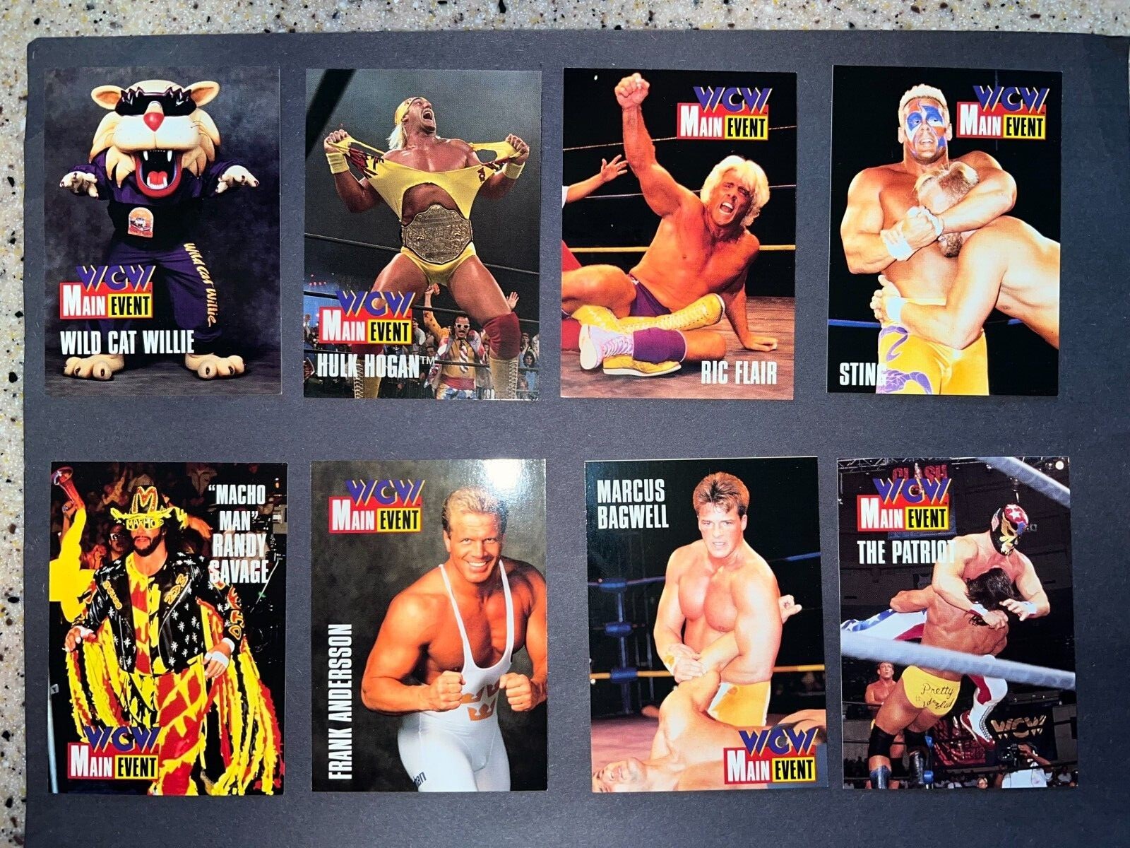 1995 CARDZ WCW MAIN EVENT WRESTLING CARDS YOU CHOOSE 1-100 WWF WWE ECW TNA AEW