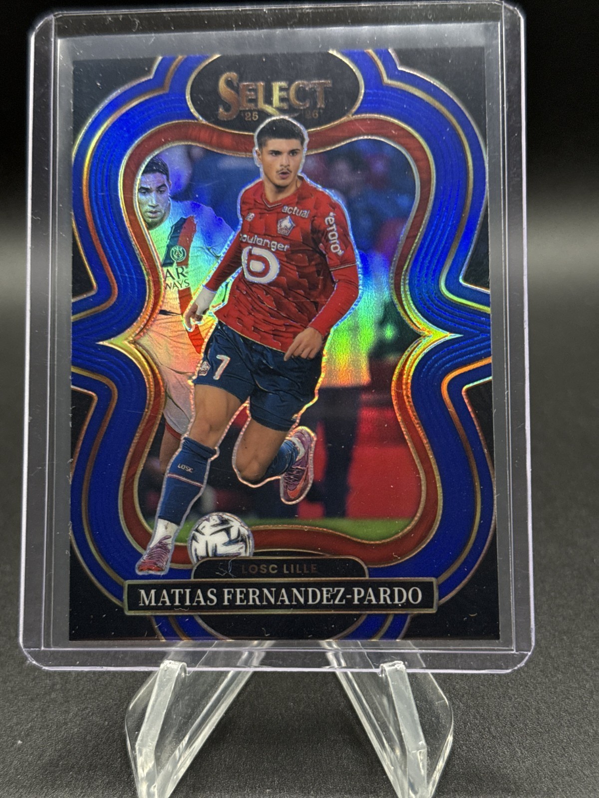 2025-26 Panini Select Ligue 1 Matias Fernandez-Pardo Blue /40 Lille #138