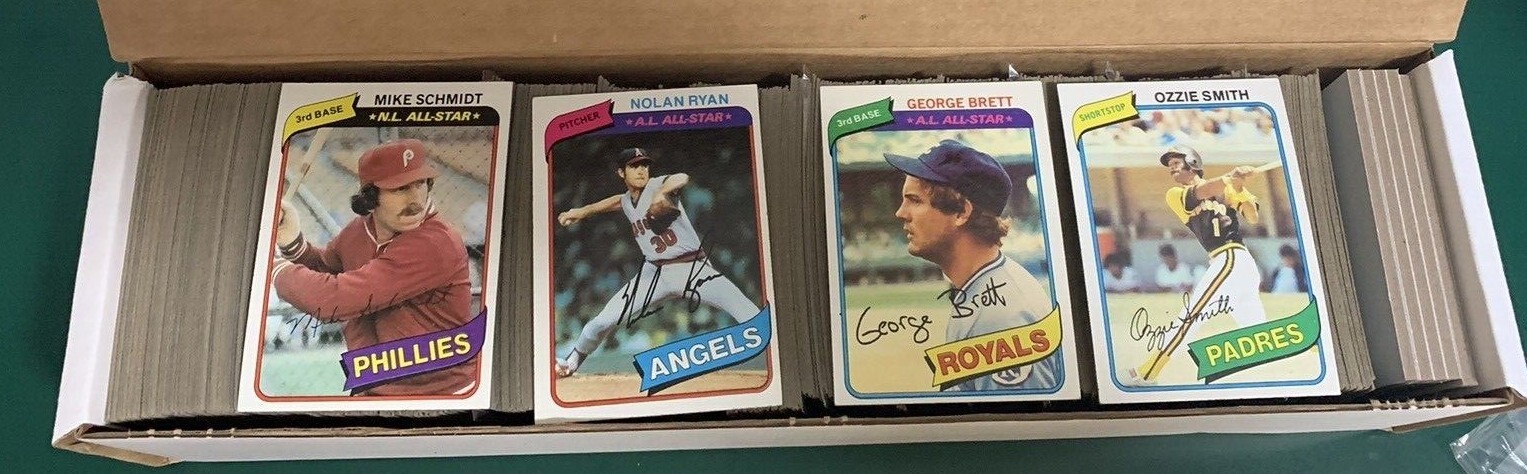 1980 Topps Baseball SET BREAK singles – stars, commons, HOFers – #1-250