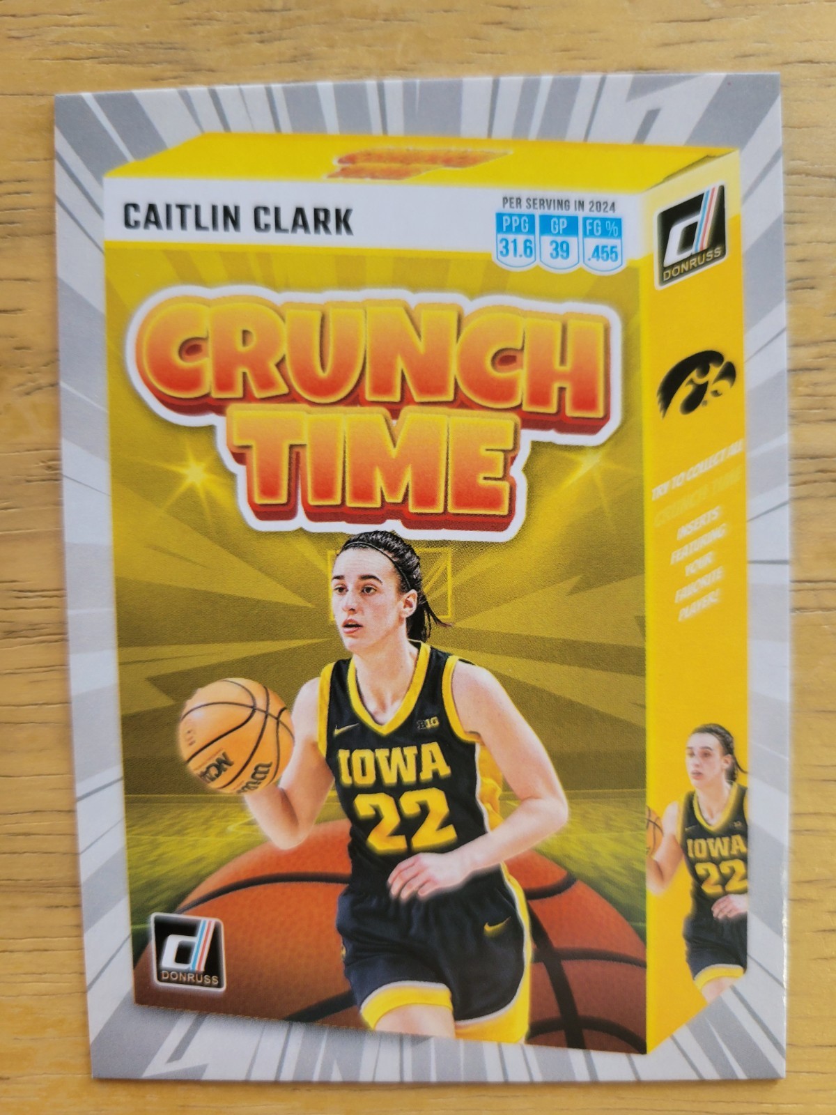 2024 Panini Caitlin Clark Collection Crunch Time #SS-CT1 RC Iowa Hawkeyes