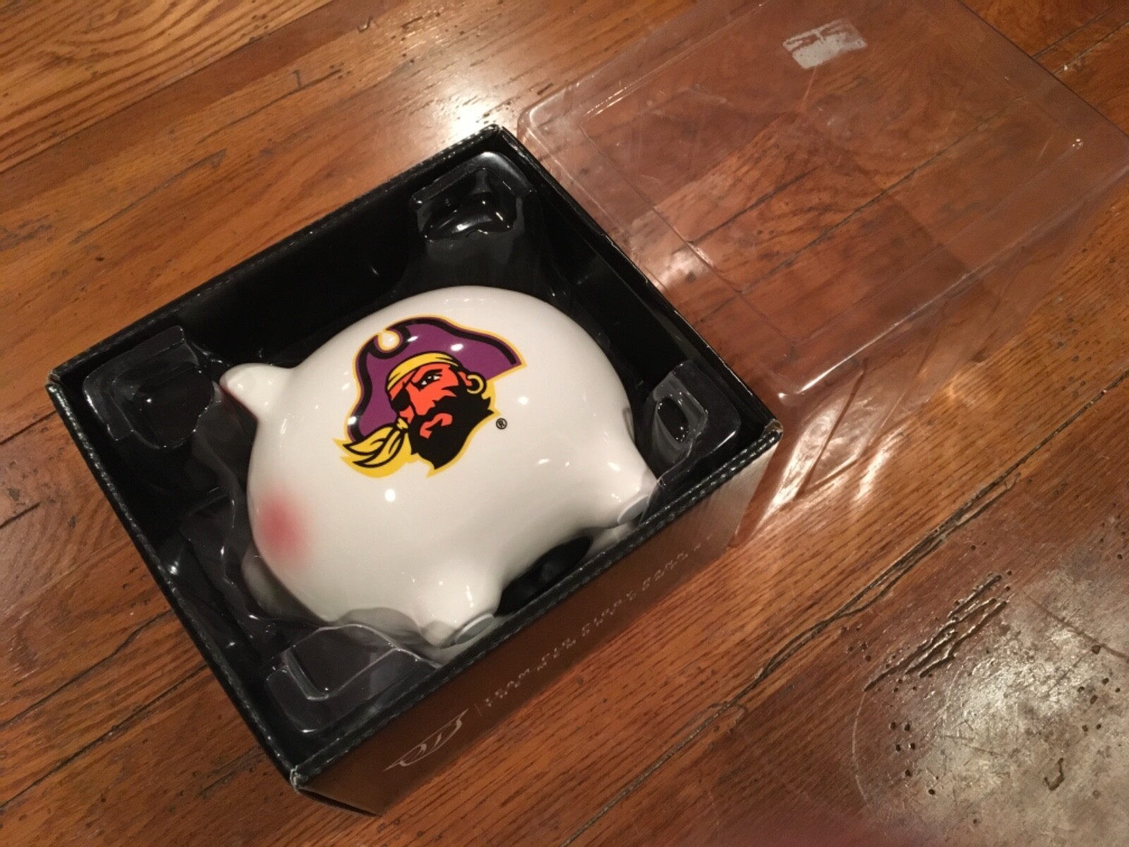 EAST CAROLINA UNIVERSITY PIRATES PIGGY BANK