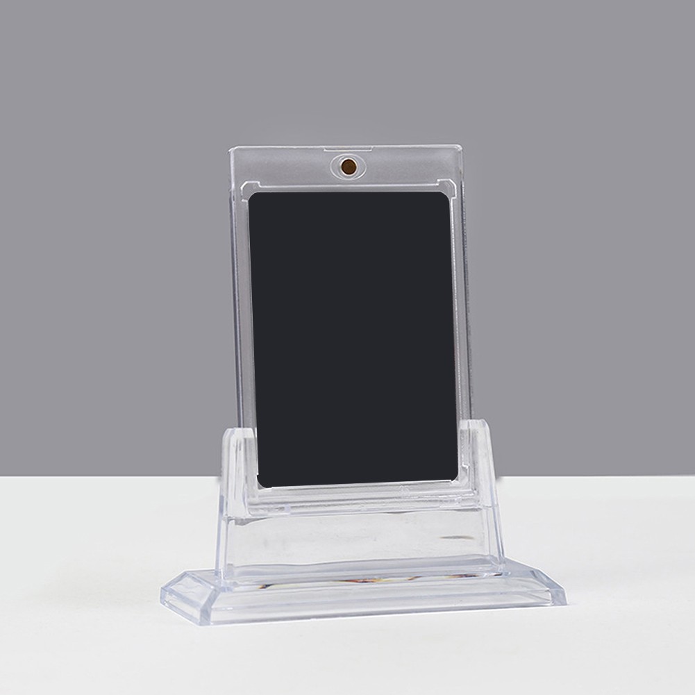 Mini Acrylic Card Holder Base Stand for 35PT Sport Trading Collectible Cards