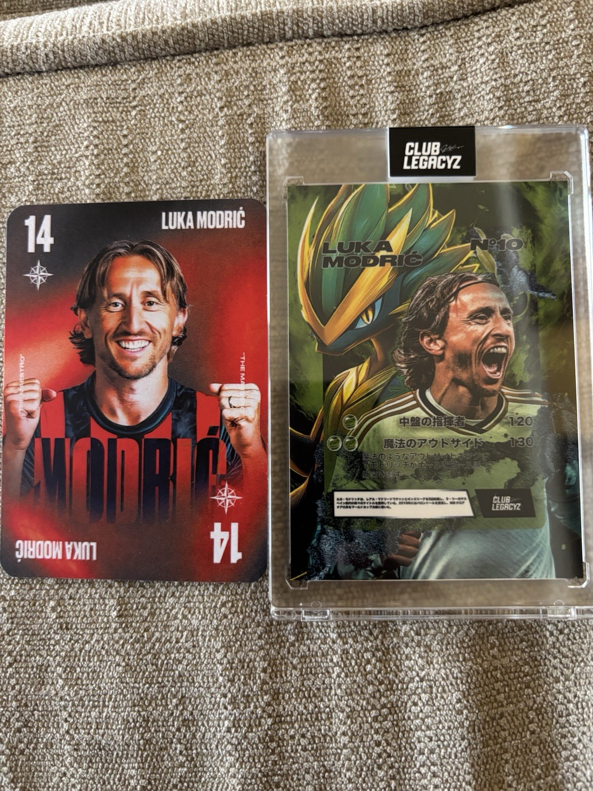 Club Legacyz Luka Modrić Limited Edition Football Cards Astral Maestro 125/200