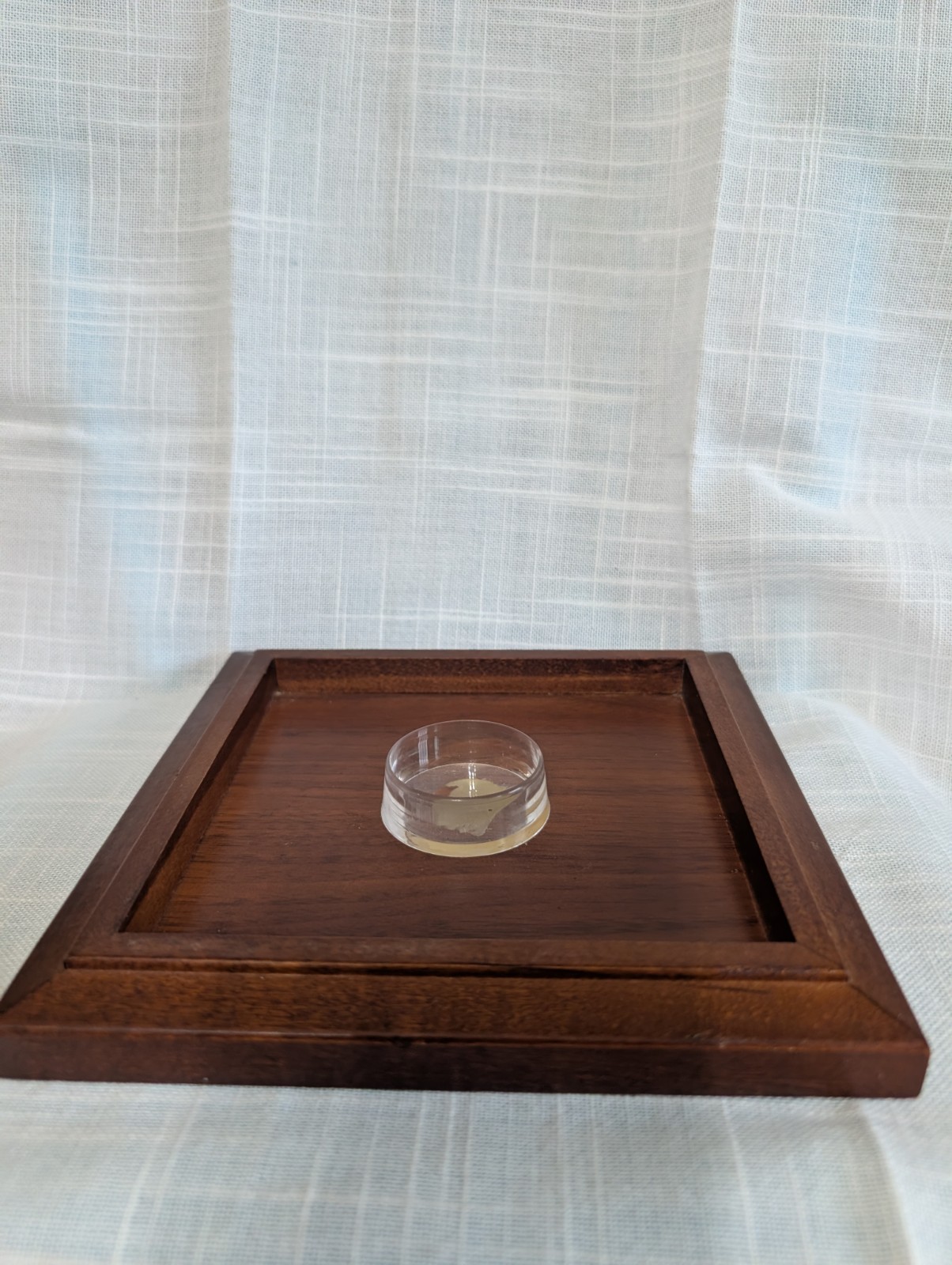 Single Baseball Display Case – Wooden With Acrylic Panes Clear & No Cracks