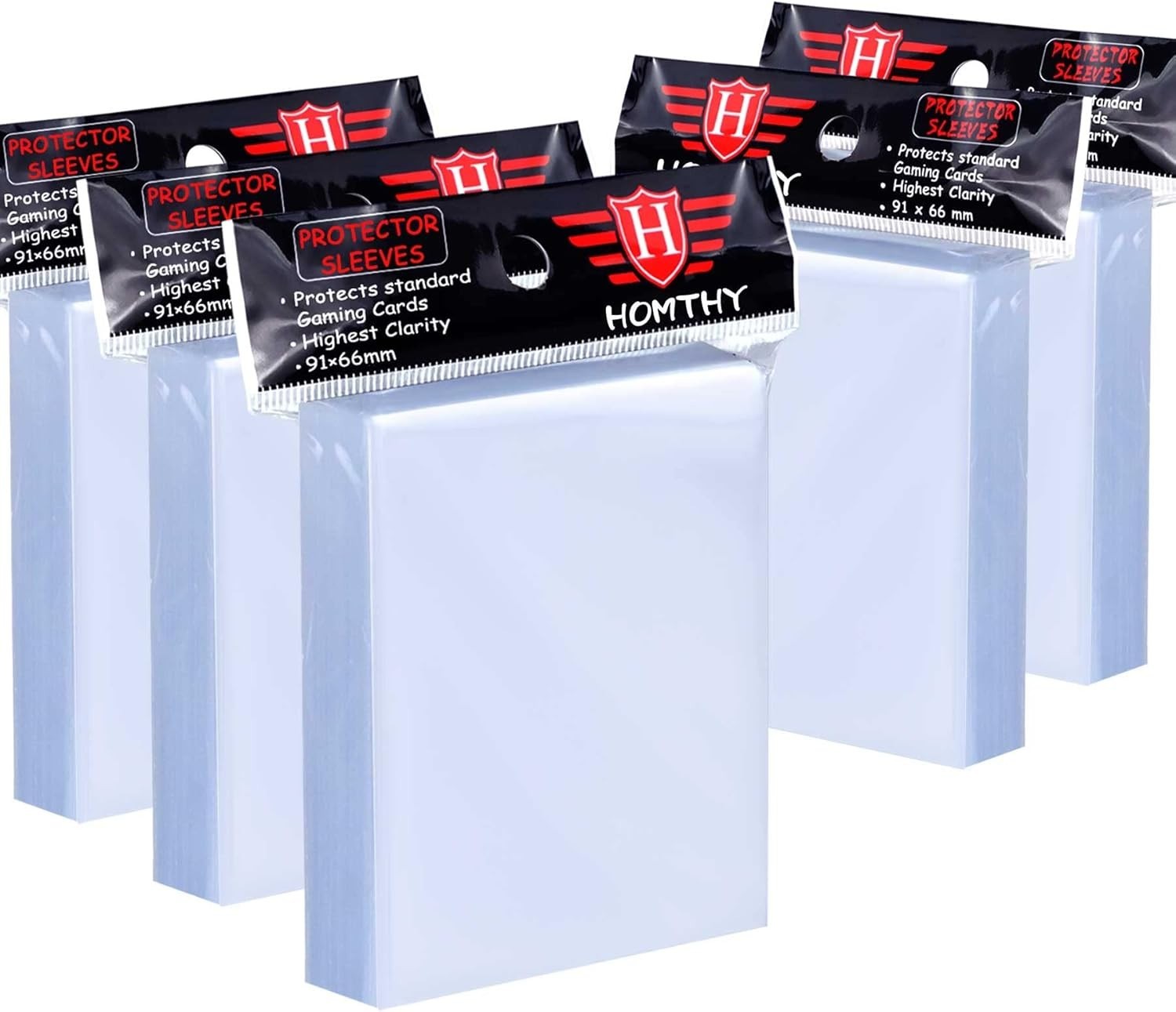 Clear Plastic Card Protectors – 500 Sleeves for Ultimate Card Preservation