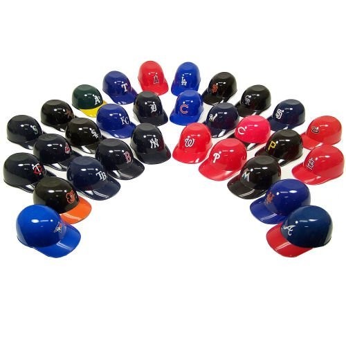 All Official MLB Teams 8oz Mini Baseball Helmet Ice Cream Snack Bowls – 30 Pack