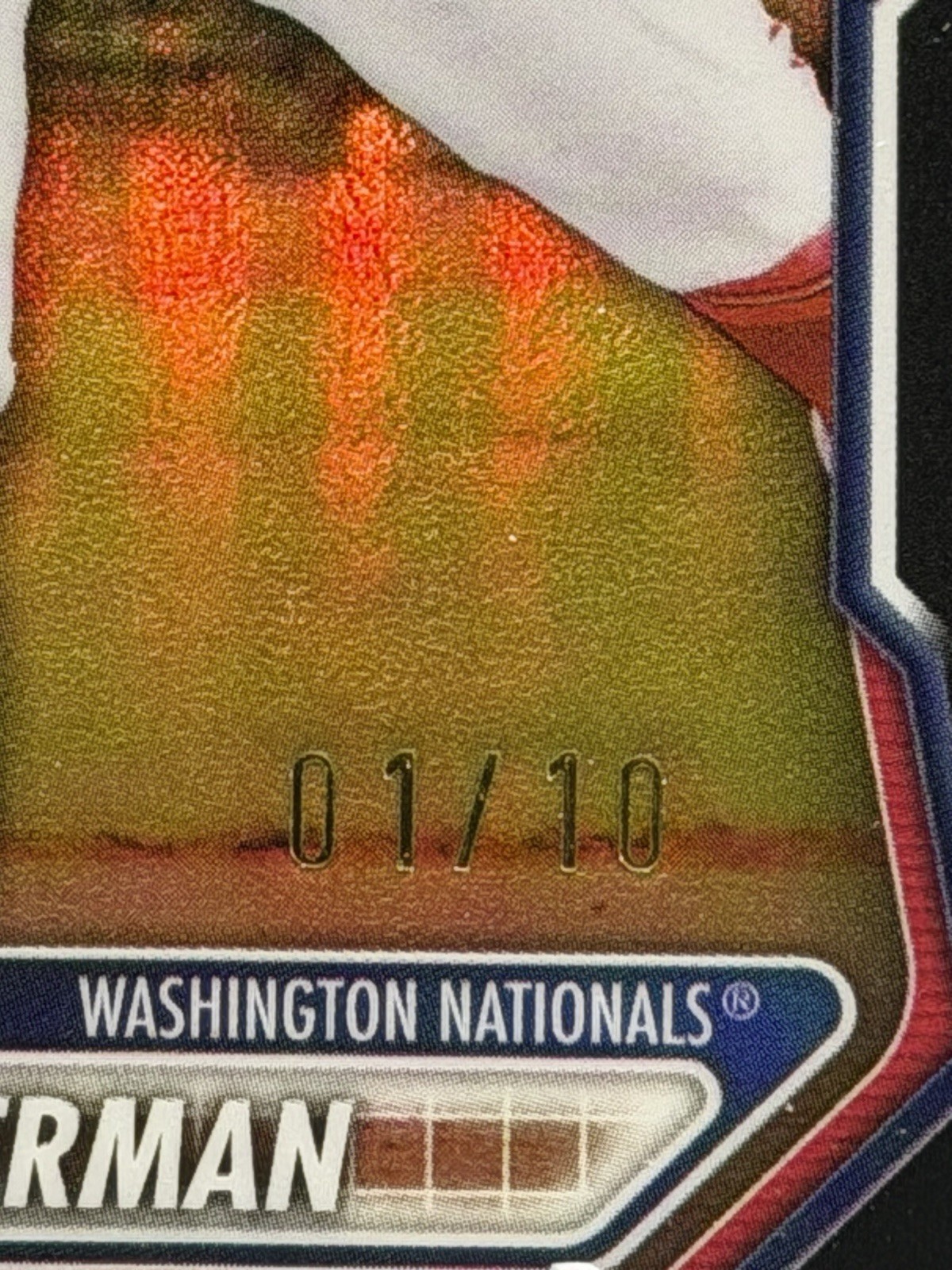 Topps 2025 Bowman Chrome Marconi German 1st BCP-100 Nationals /10 First On Print