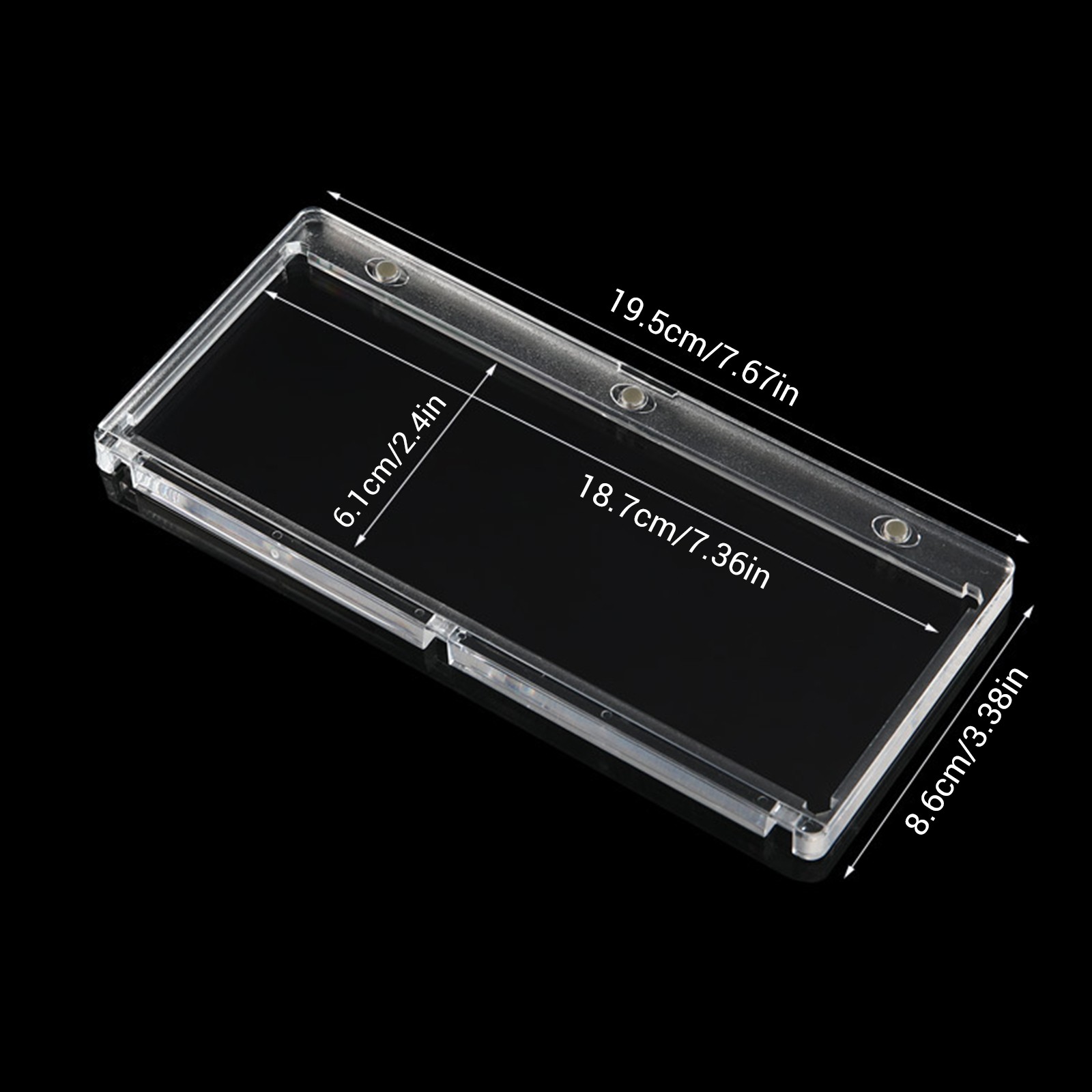 187mm Horizontal Booklet 175PT One Touch Magnetic Trading Card Holder Protector