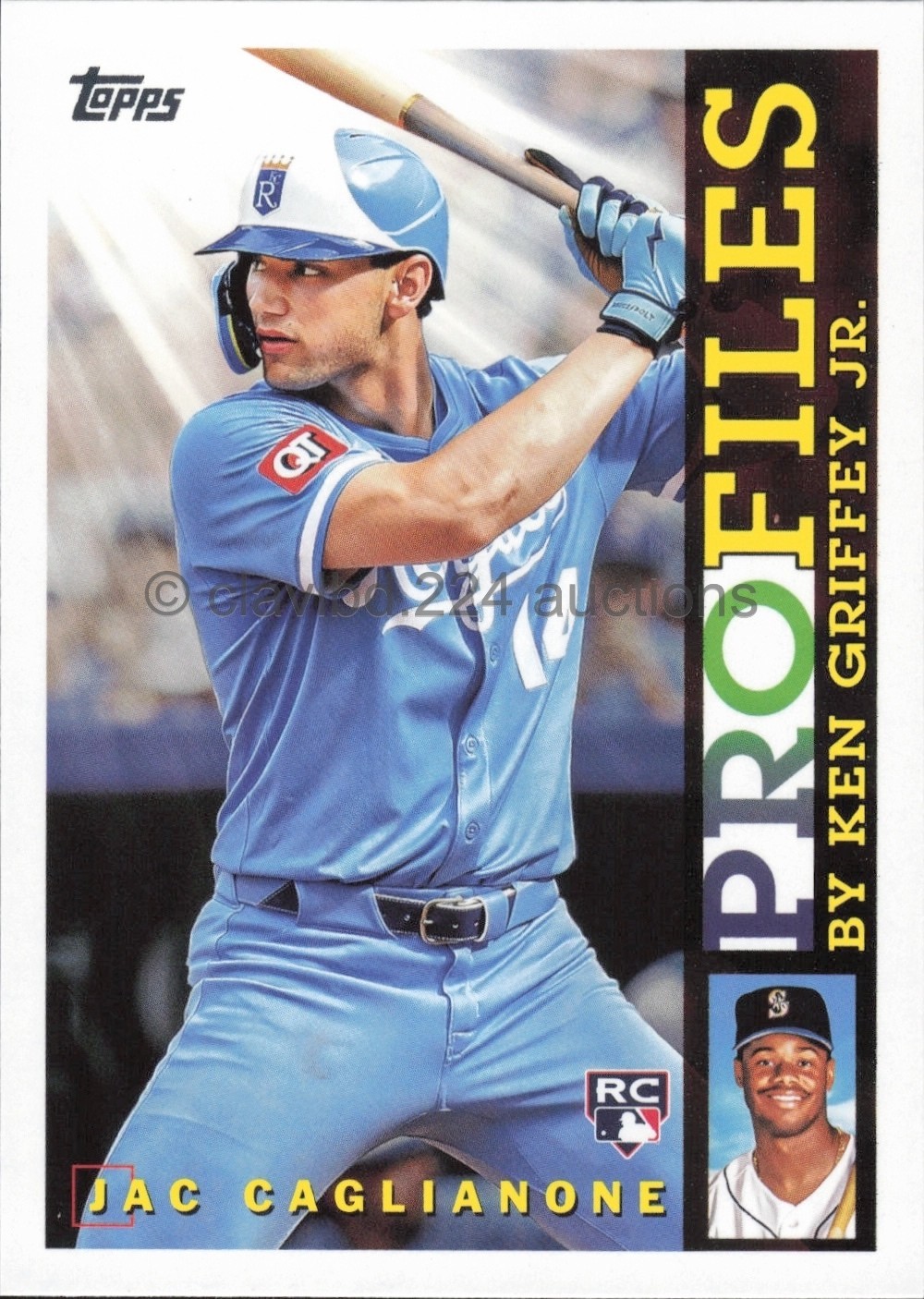 2026 TOPPS MLB – Jac Caglianone – Profiles by Ken Griffey Jr #TP-22 RC Royals