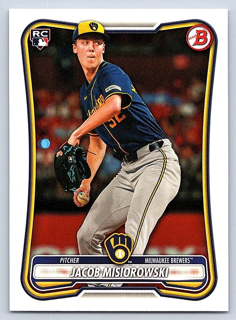 JACOB MISIOROWSKI BREWERS RC 2026 BOWMAN #35
