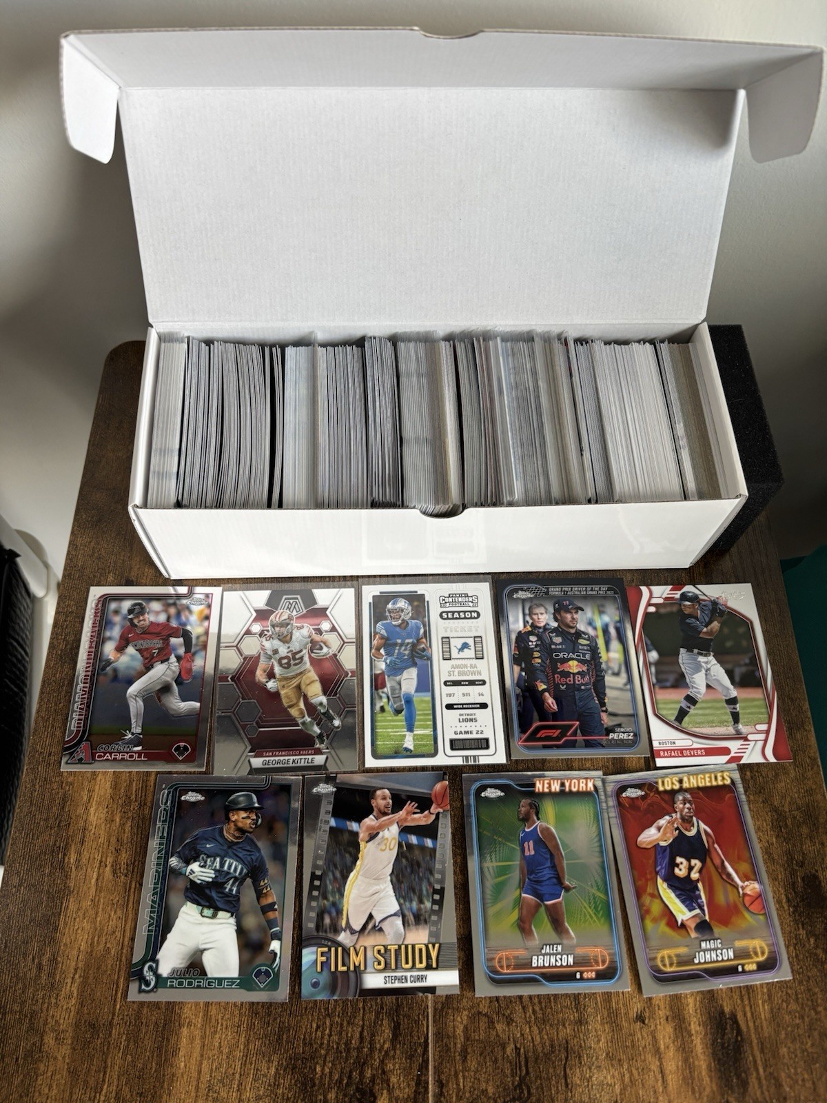 MLB NFL NBA F1 – Mixed Sports Card Lot! 2025 Chrome (See Description) Free Ship