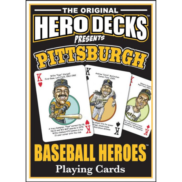 MLB Baseball Hero Decks Caricature 52 Playing Cards rare custom Parody art