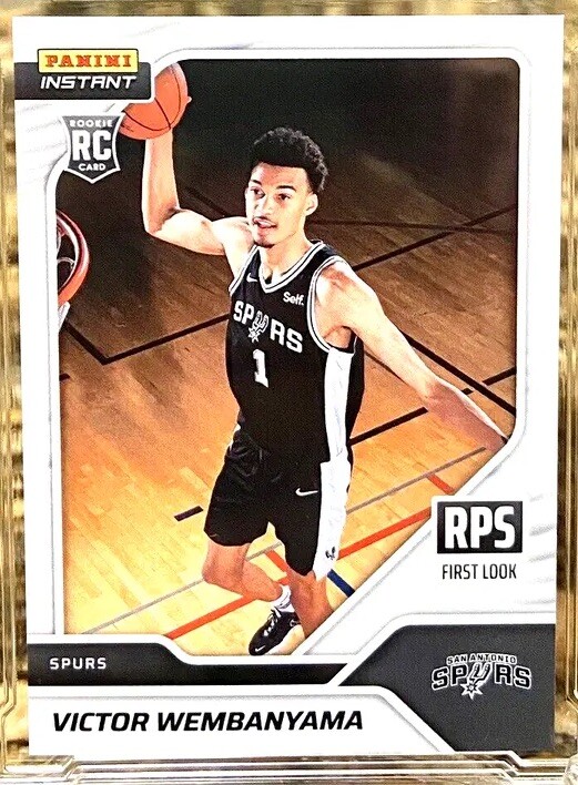 VICTOR WEMBANYAMA 2023 PANINI FIRST LOOK ROOKIE CARD #RPS-1