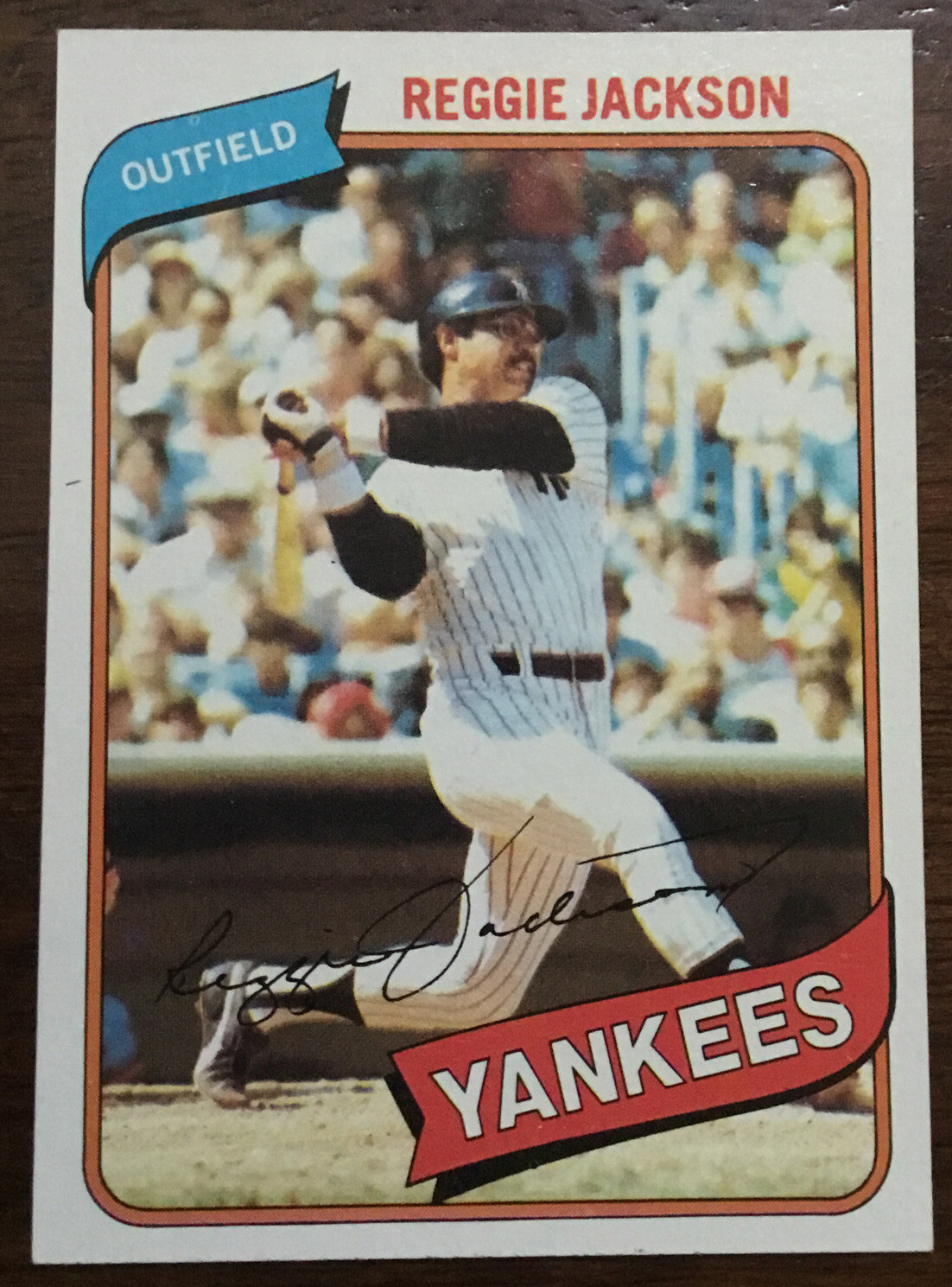 1980 TOPPS #600 REGGIE JACKSON “Mr October” New York YANKEES HOF