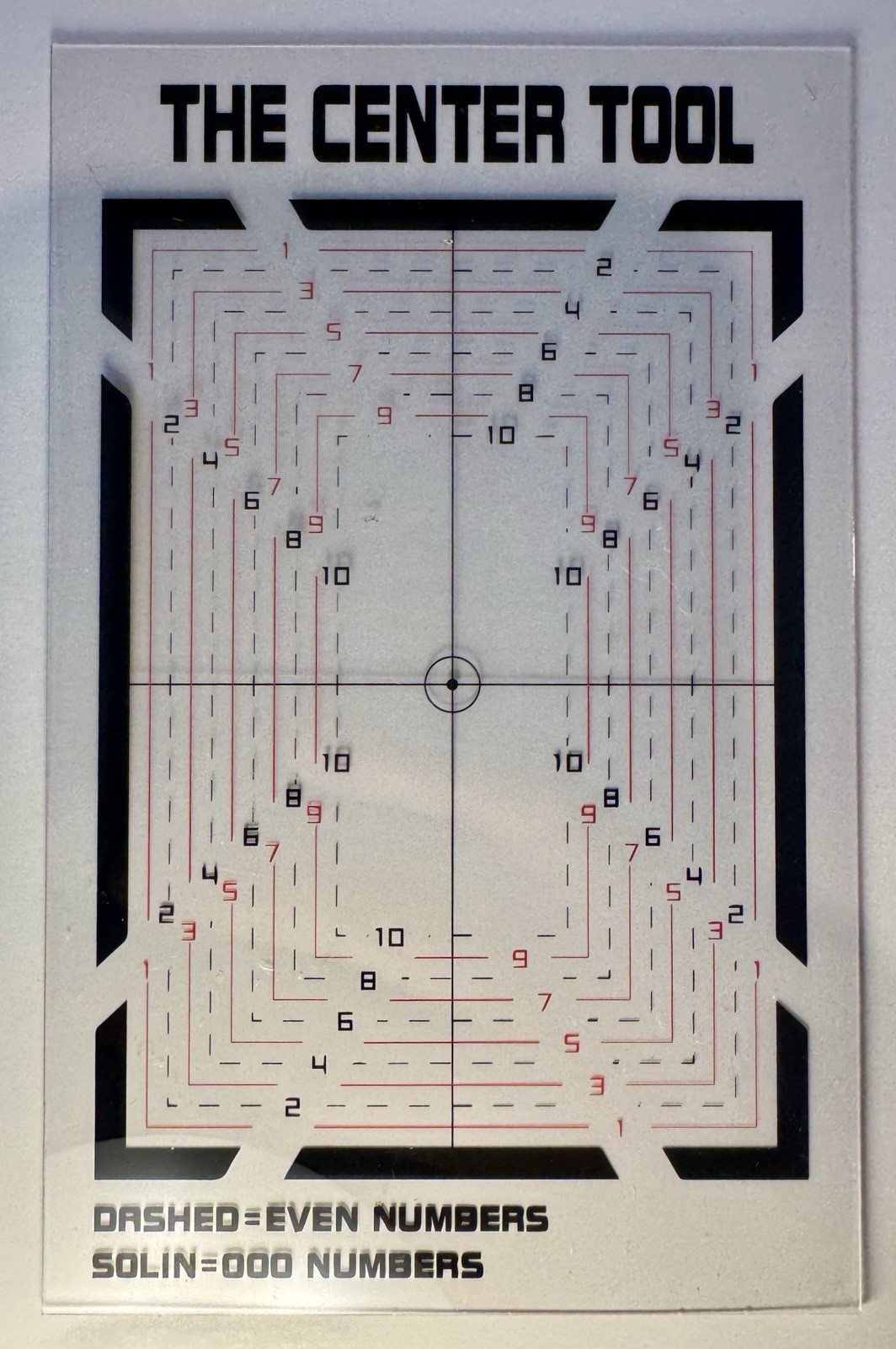 Card Centering Tool ~ PSA BGS SGC Card Grading – Perfect for Sports & TCG Cards