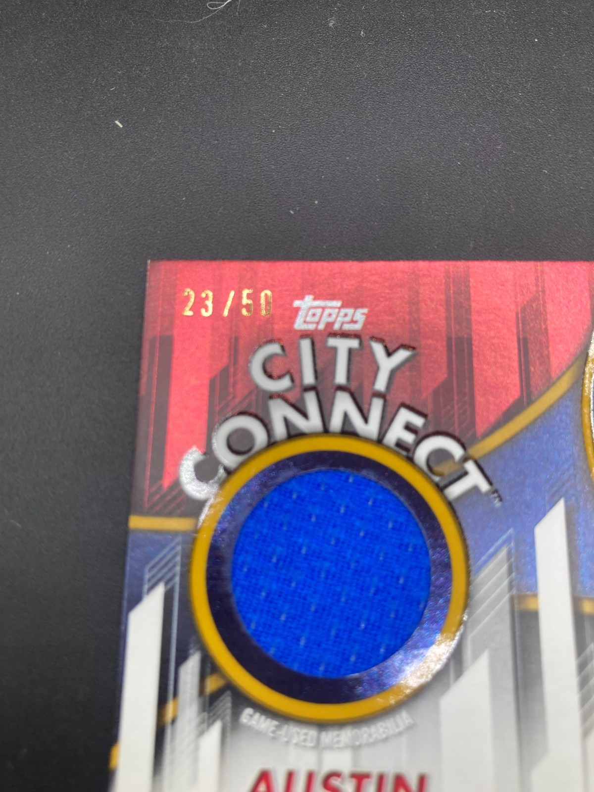 Austin Riley – 2026 Topps Series 2 CITY CONNECT GOLD 🔥on card auto #23/50 🔥!!