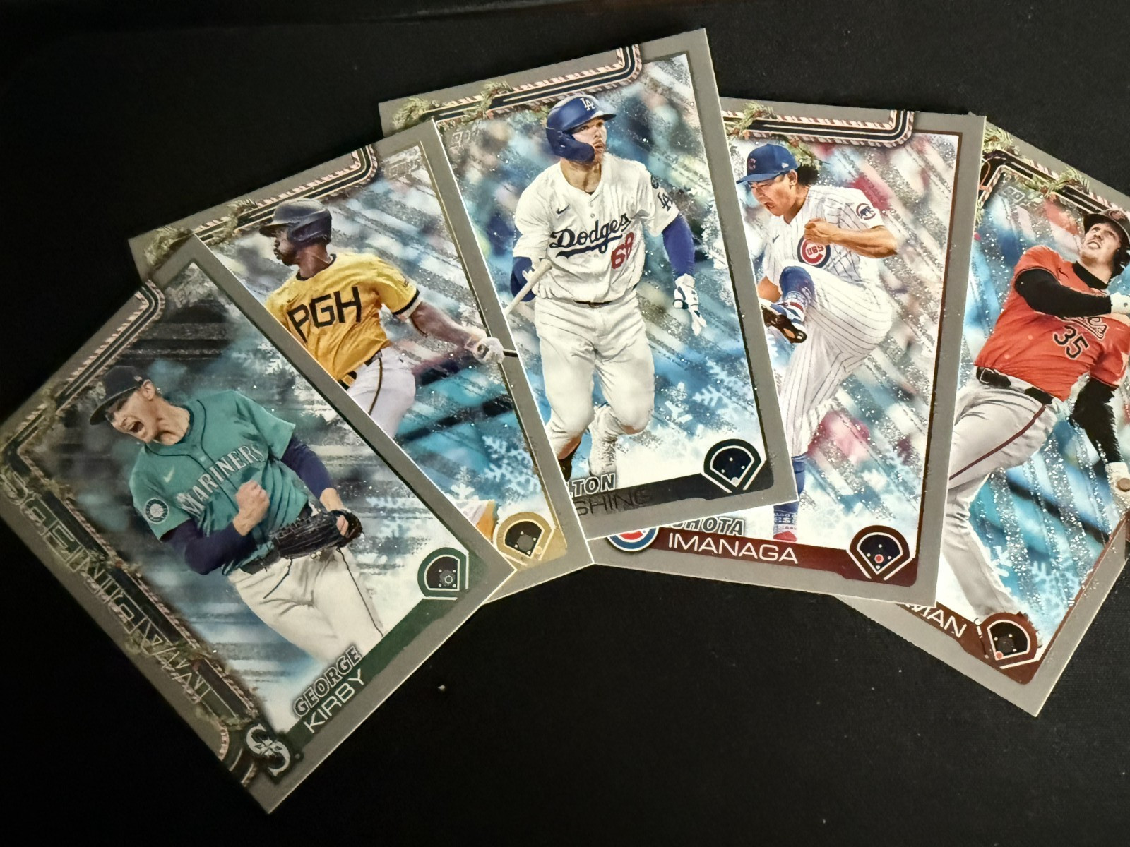 2025 Topps Holiday Baseball Silver Glitter PICK YOUR CARD