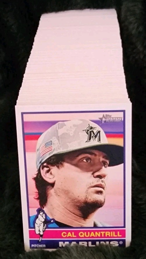 2025 Topps Heritage High Number Complete Base Set #501-700 Baldwin Mayer RC