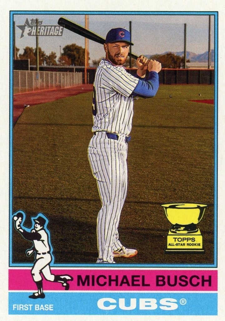 2025 Heritage High Number CHICAGO CUBS BASE #501-700 Team Set (6 cards)