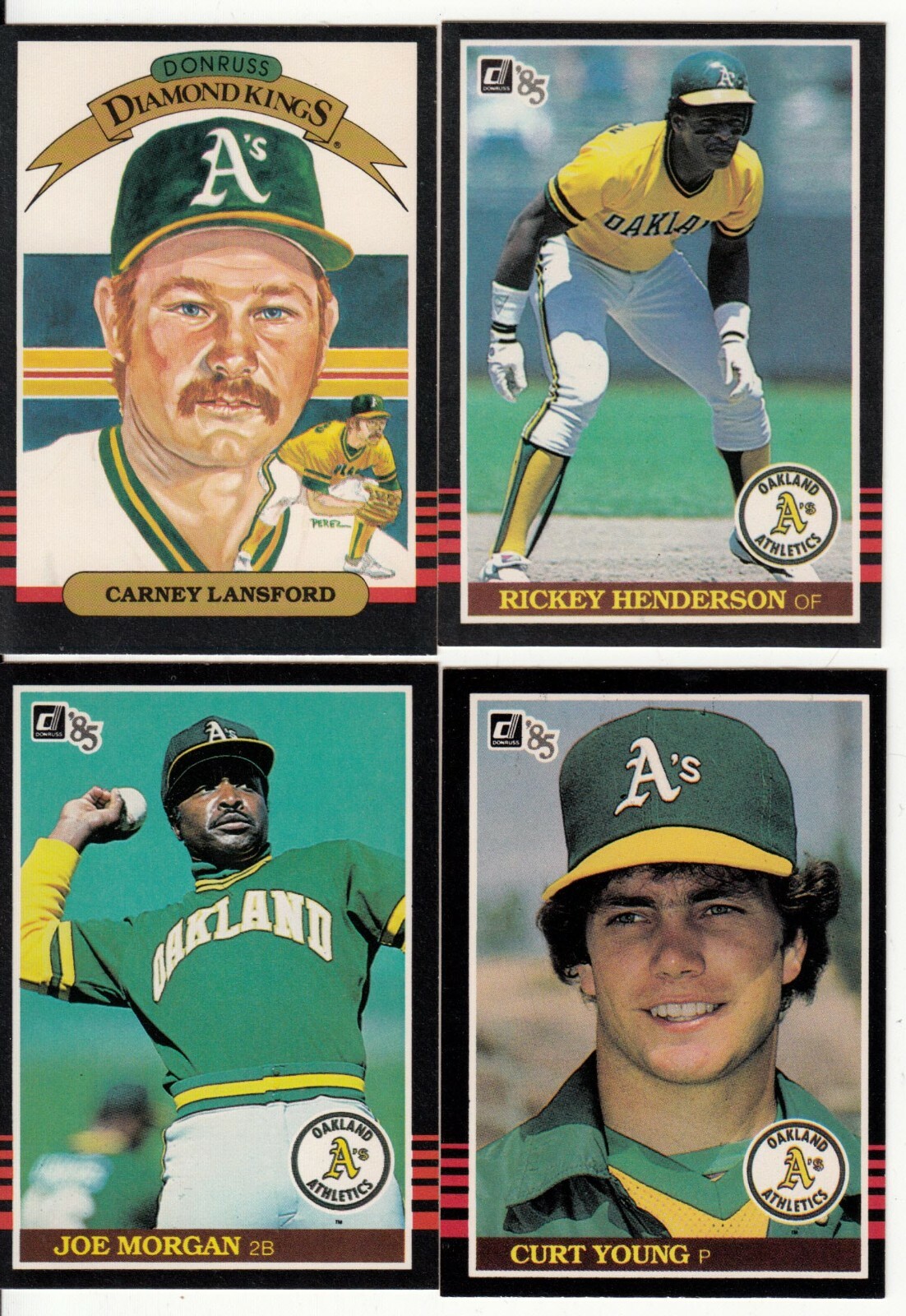 1985 Donruss Baseball MLB cards – Pick your Team Set