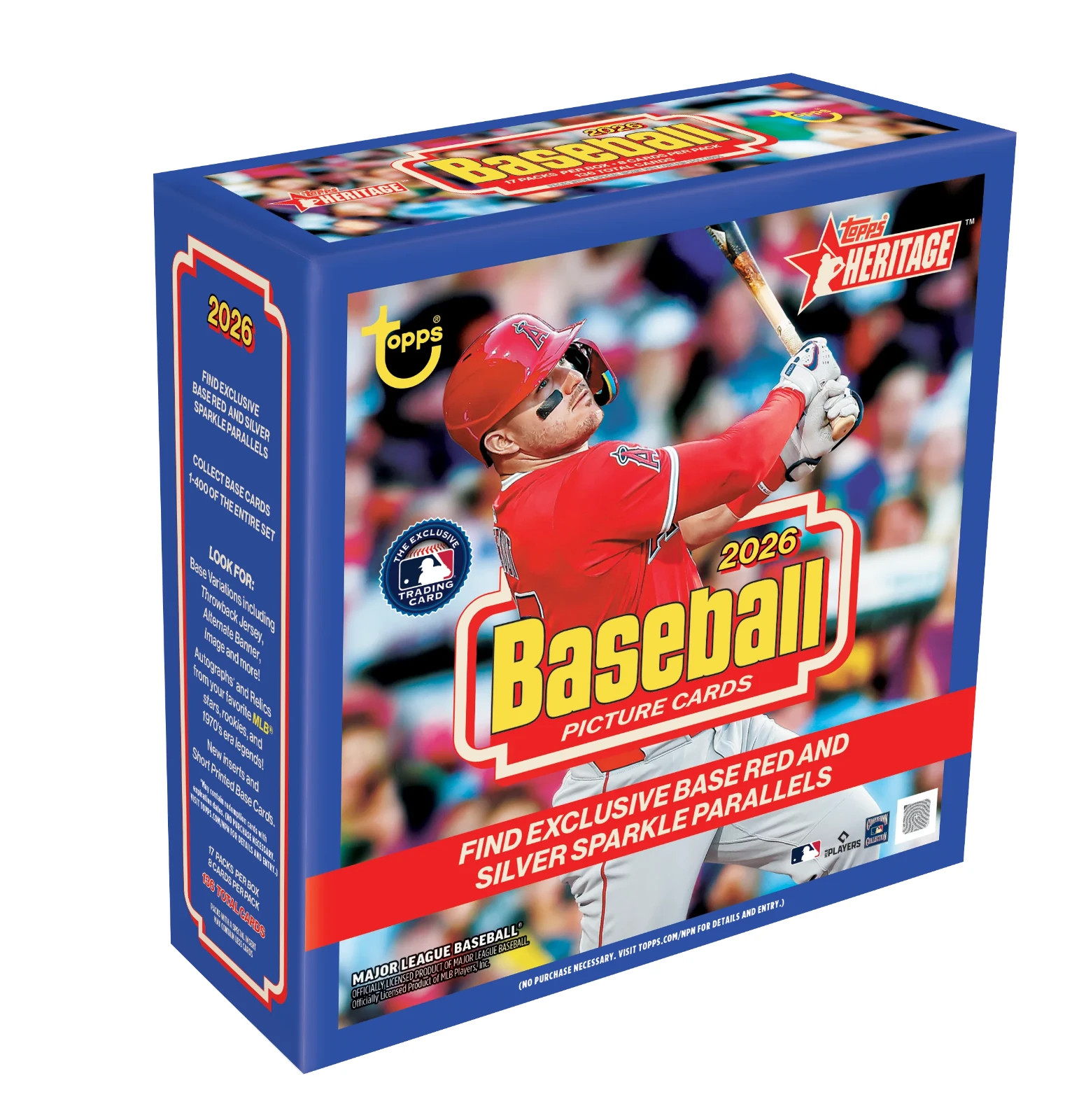 2026 Topps Heritage Baseball Mega Box Brand New QTY